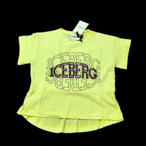 Iceberg T-shirt mezza manica, giallo chiaro