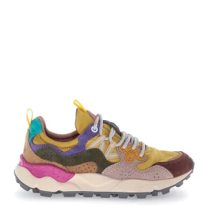 Sneakers Flower Mountain light mustard grey cipria Yamano 3