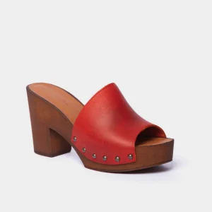 Zoccolo Alexandra rosso 504