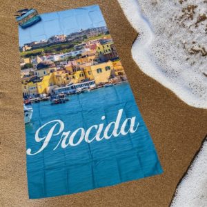 Telo mare in morbida microfibra serie Campania modello Procida