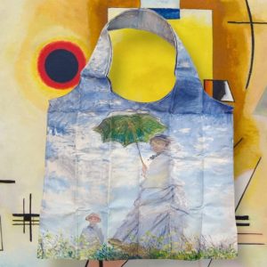 Shopping bag serie “quadri d’autore” modello “La Passeggiata” di Claude Monet