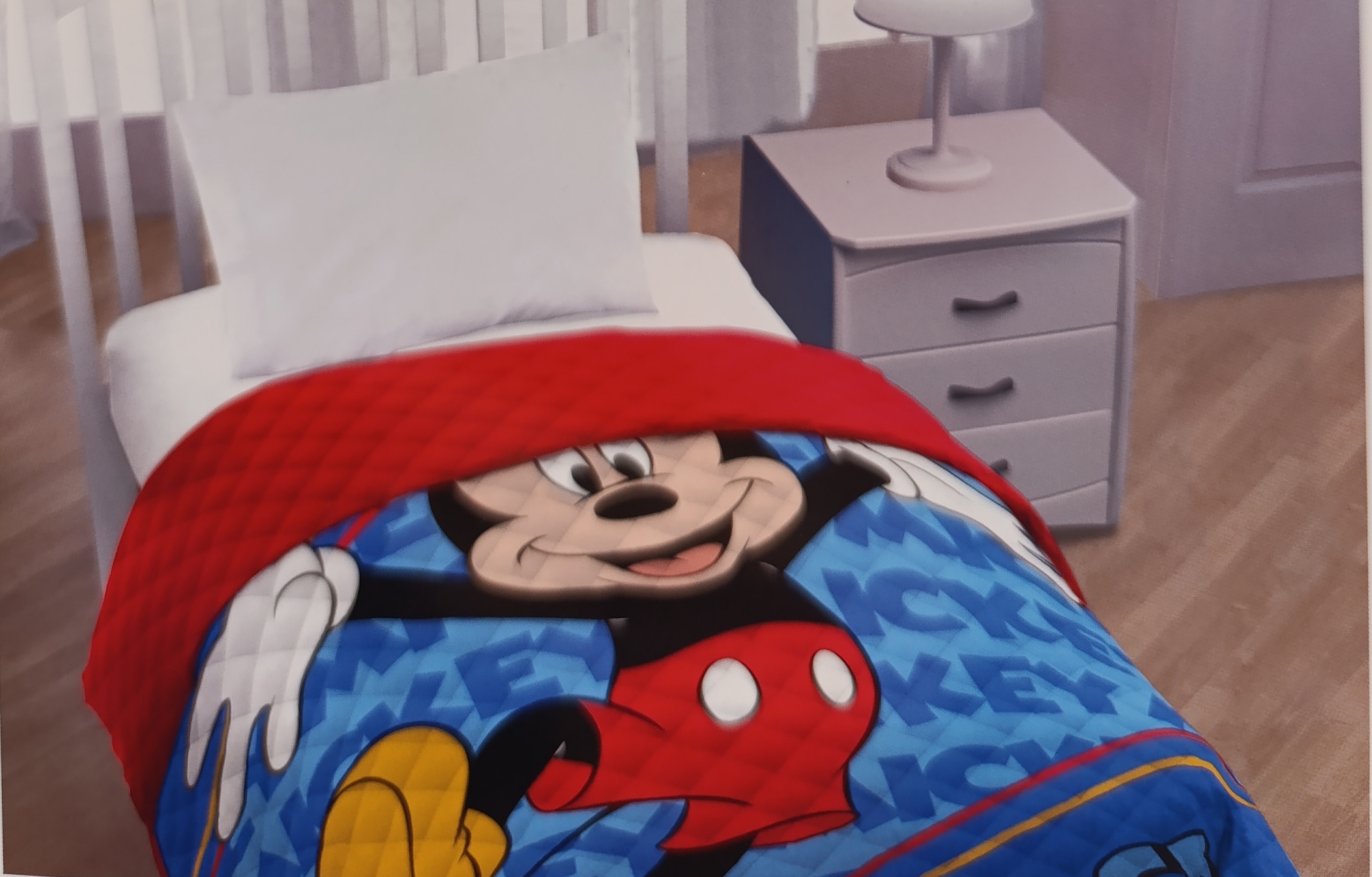 Trapuntino Primaverile/Estivo marca Disney modello Mickey Mouse – Letto Singolo. - immagine 4