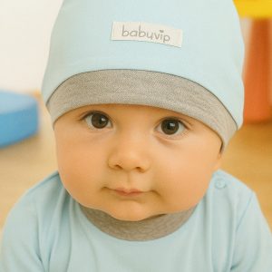 Cappellino in caldo cotone con etichetta Babyvip