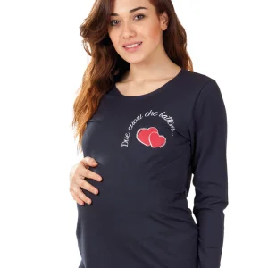 Maxi Maglia manica lunga con stampa