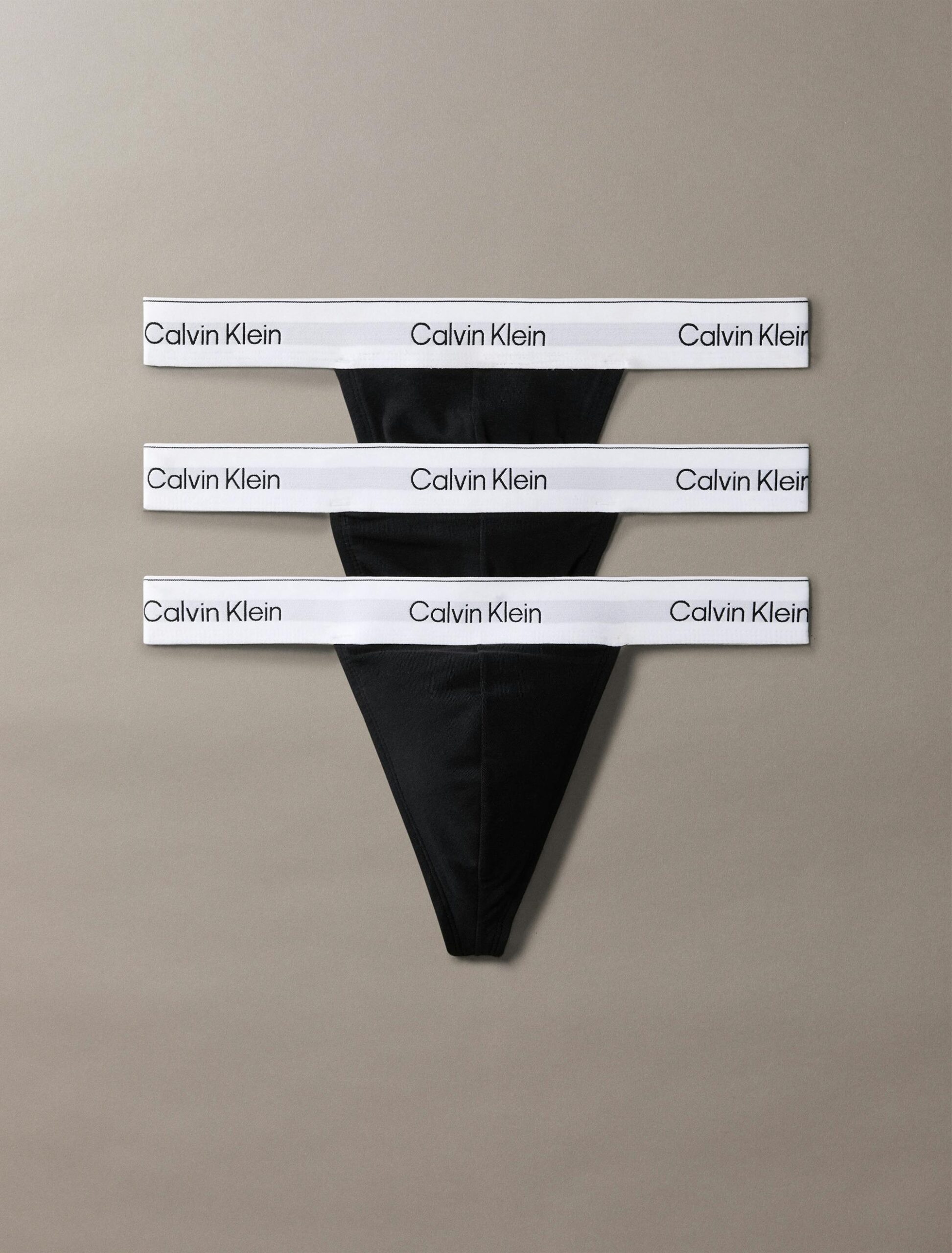 Perizoma uomo marca Calvin Klein Modern Cotton – Pack da 3 pezzi in Cotone Elasticizzato - immagine 2