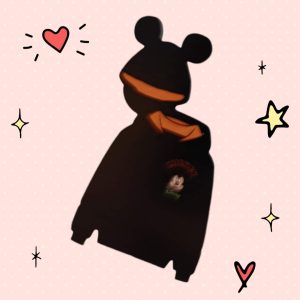 Giacca da casa bimbo marca Disney modello Mickey Mouse in morbido Coral