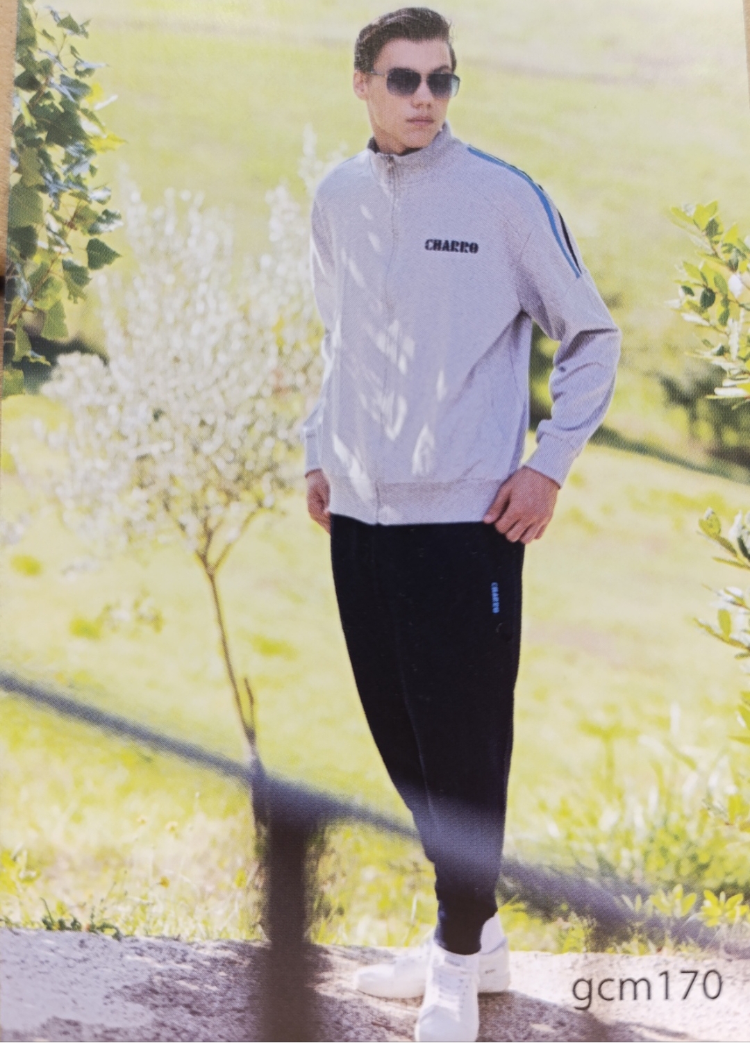 Tuta uomo marca Charro in Eco e fresco 100% Cotone garzato