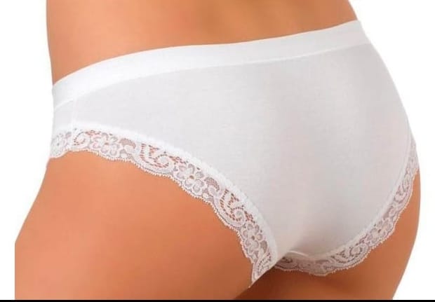 Slip donna a vita bassa marca Jadea art .518 in cotone e modal con pizzo - immagine 4