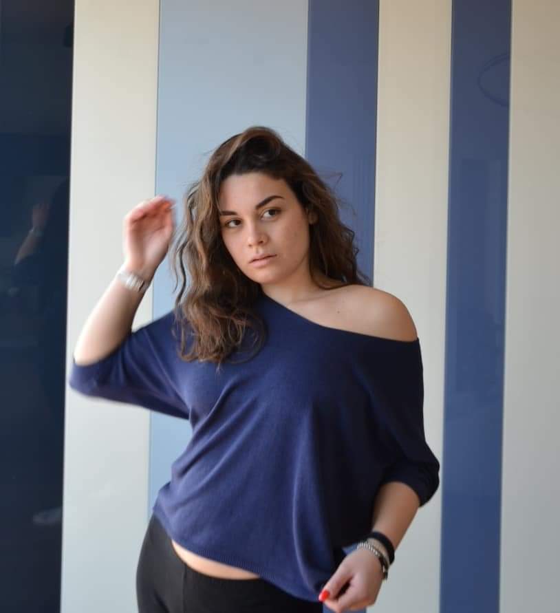 Maglia donna Chanellina maniche a tre quarti in cotone e viscosa made in italy - immagine 3