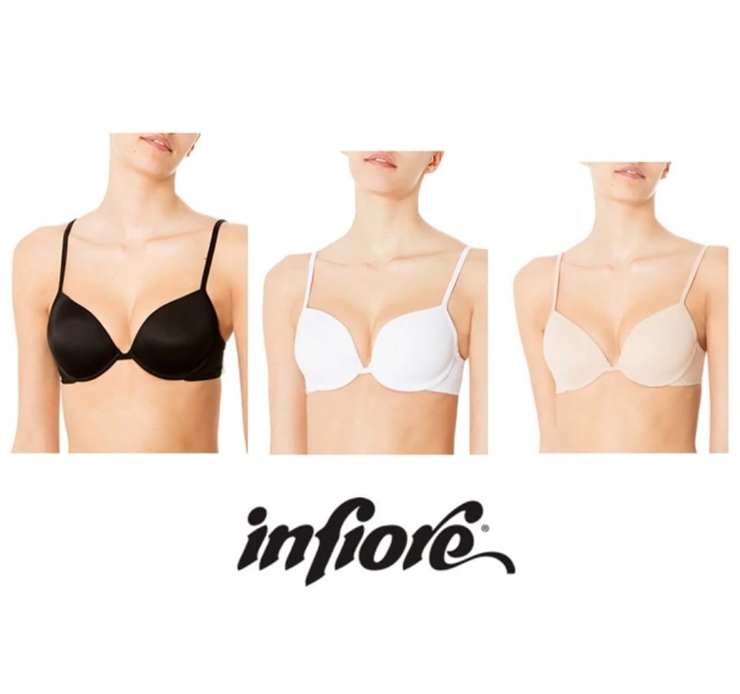 Reggiseno Infiore push up art. 2002 con coppa liscia e ferretto - immagine 5
