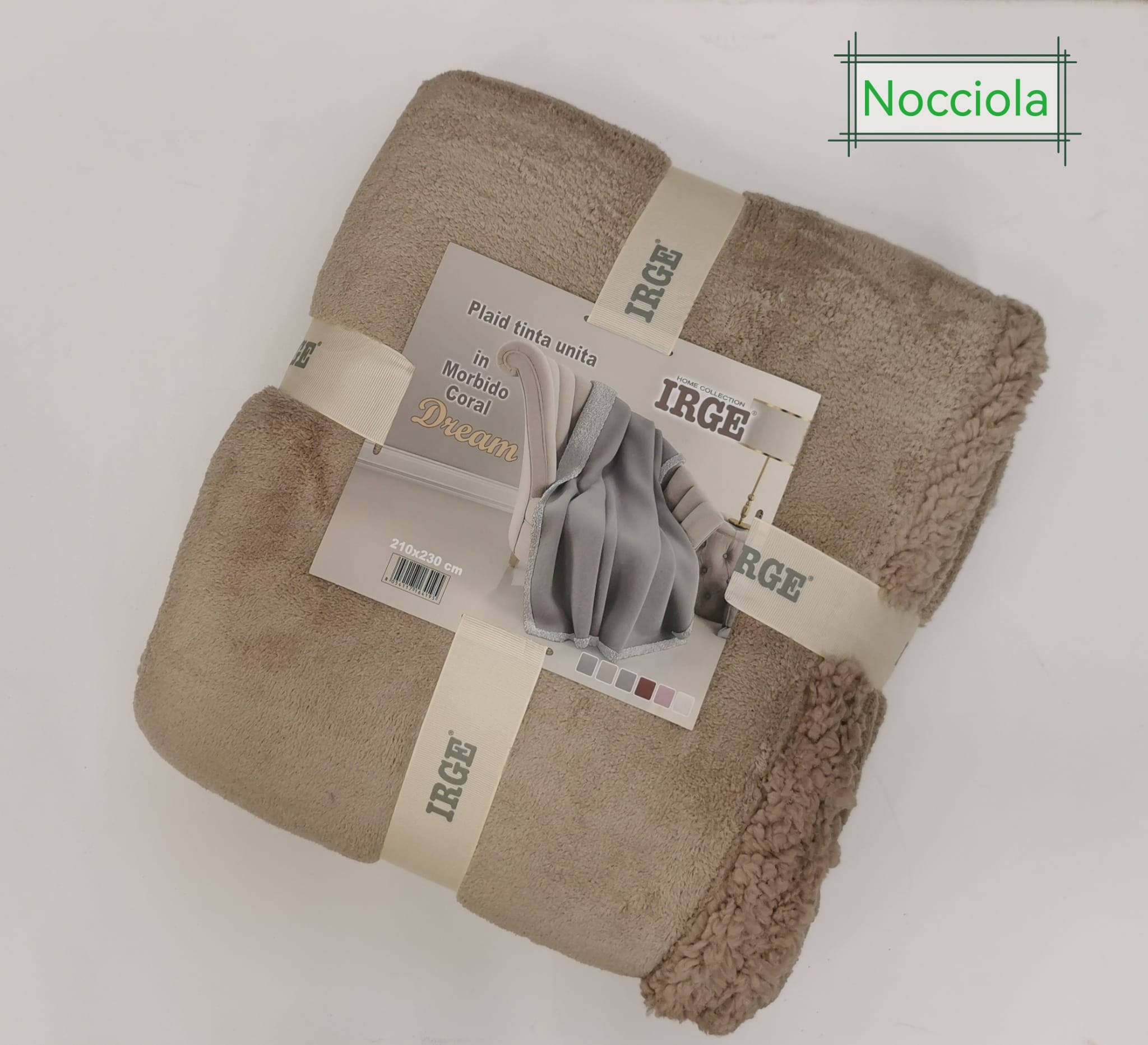 Maxi plaid / coperta Irge matrimoniale in morbido coral modello dream - immagine 6