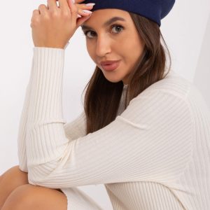 Cappello donna modello Basco colore blu in Tessuto Invernale – Eleganza Senza Tempo –