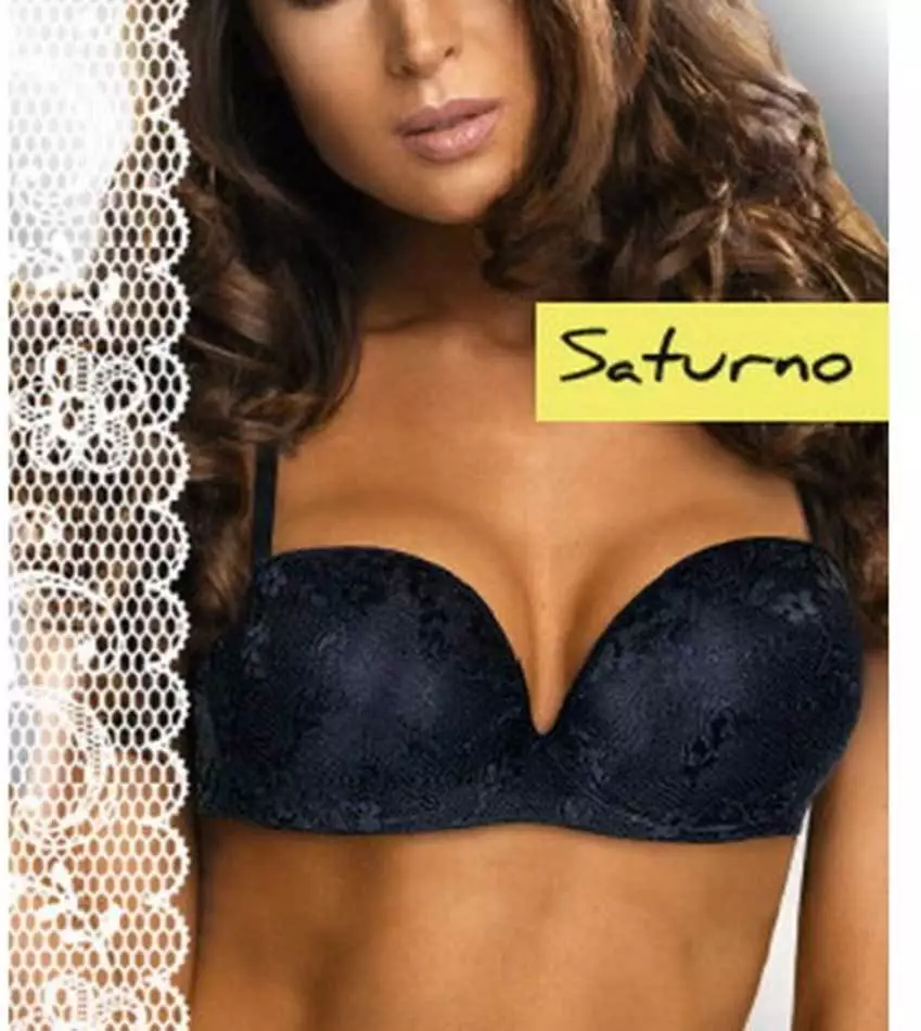 Reggiseno a balconcino con bretelle amovibili GianMarco Venturi modello Saturno