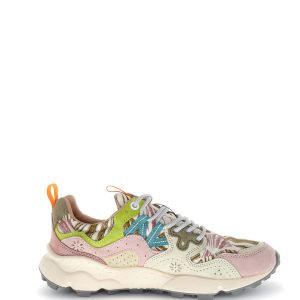 Sneakers Flower Mountain pink white military Yamano3